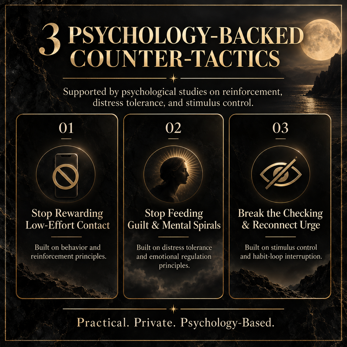THE DETACHMENT PLAYBOOK 3 Dark Psychology Counter-Tactics to Stop Overthinking & Move On Fast