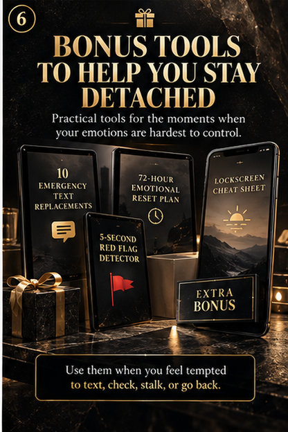 THE DETACHMENT PLAYBOOK 3 Dark Psychology Counter-Tactics to Stop Overthinking & Move On Fast