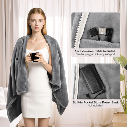 59 Plus 31in USB Heated Blanket Electric
