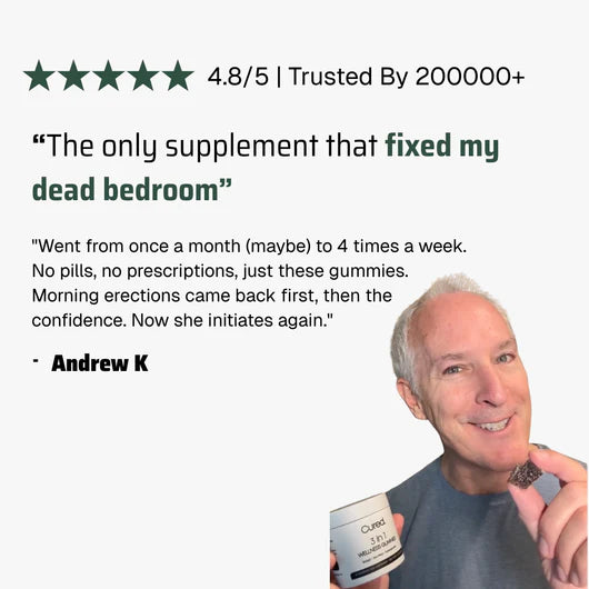 Cured 3 In 1 Gummies Cured Shilajit Gummies For Men