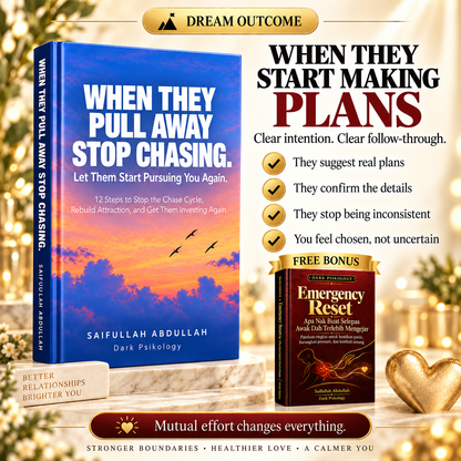 WHEN THEY PULL AWAY STOP CHASING. Let Them Start Pursuing You Again