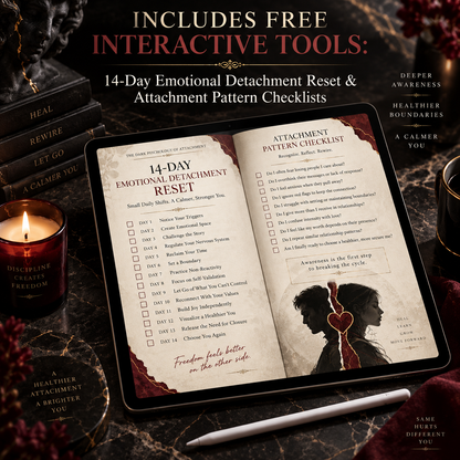 The Dark Psychology of Attachment- [eBook & Interactive Workbook]