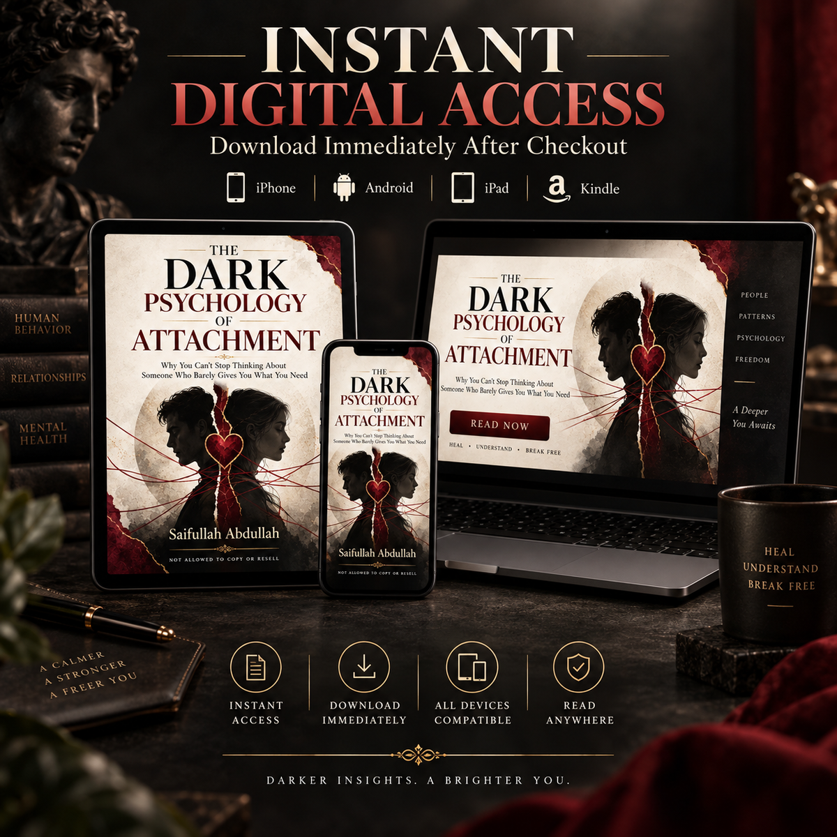The Dark Psychology of Attachment- [eBook & Interactive Workbook]