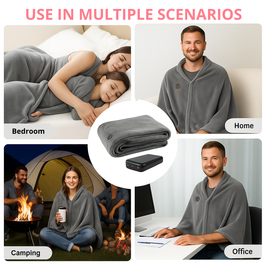 59 Plus 31in USB Heated Blanket Electric