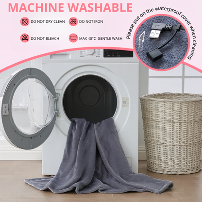 59 Plus 31in USB Heated Blanket Electric