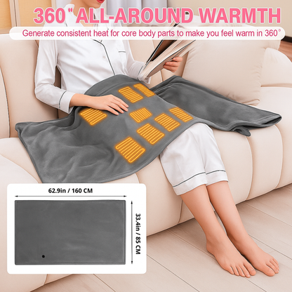 59 Plus 31in USB Heated Blanket Electric