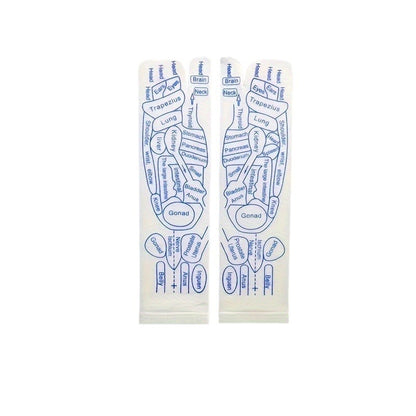 Meridian Socks Acupoint Massage Label Socks English Version