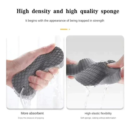 3D Body Rubbing Sponge Fish Scale Pattern Three-dimensional Bath Ball